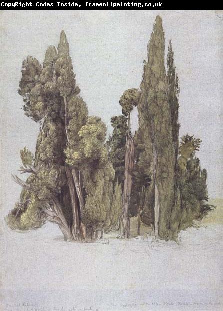 Samuel Palmer The Cypresses at the Villa d'Este